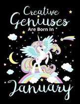 Creative Geniuses Are Born In January