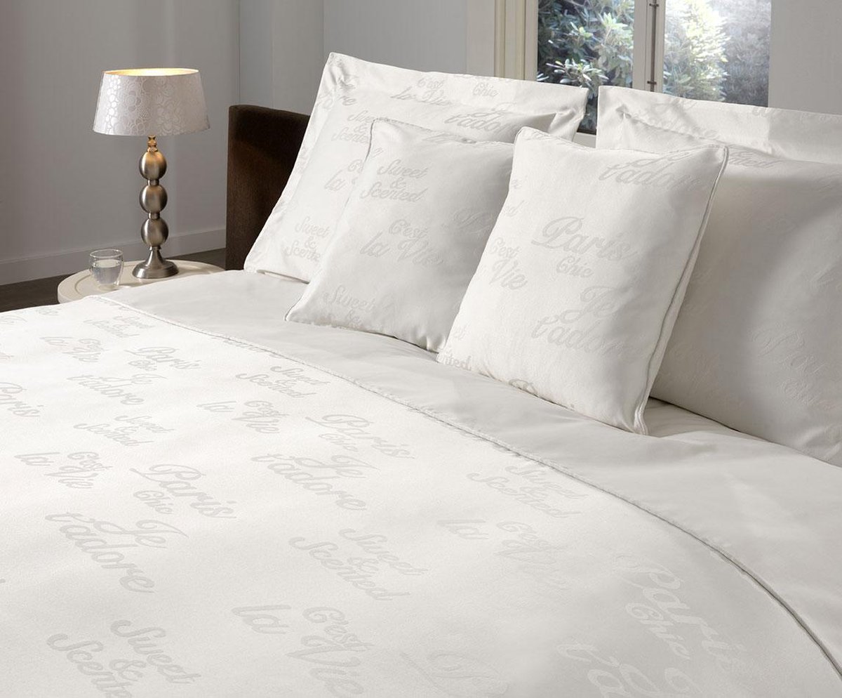 Descanso dekbedovertrek - Naturel - 1-persoons (140x200/220 cm + 1 sloop)