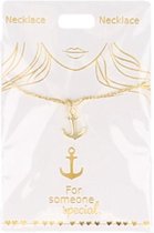 Ketting Anker, gold plated