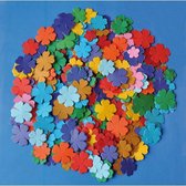 Kleurrijke papieren knutsel bloemen
