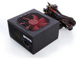 iTek DESERT 550 power supply unit 550 W 20+4 pin ATX ATX Zwart, Rood