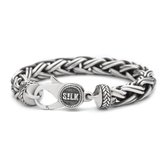 SILK Jewellery - Zilveren Armband - Double Fox - 368.21 - Maat 21