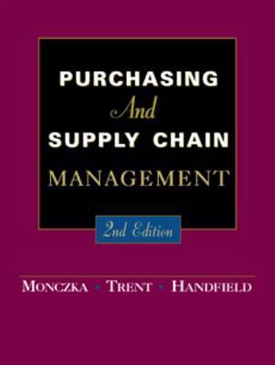 Purchasing and Supply Chain Management | 9780324023152 | Robert M ...