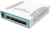 Mikrotik CRS106-1C-5S netwerk-switch Gigabit Ethernet (10/100/1000) Power over Ethernet (PoE) Wit