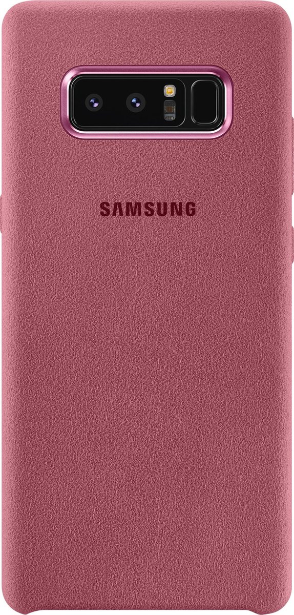 Samsung Alcantara leather cover - roze - voor Samsung N950 Galaxy Note 8