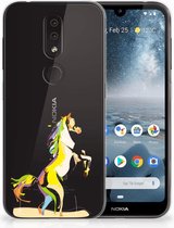 Nokia 4.2 Uniek TPU Hoesje Horse Color