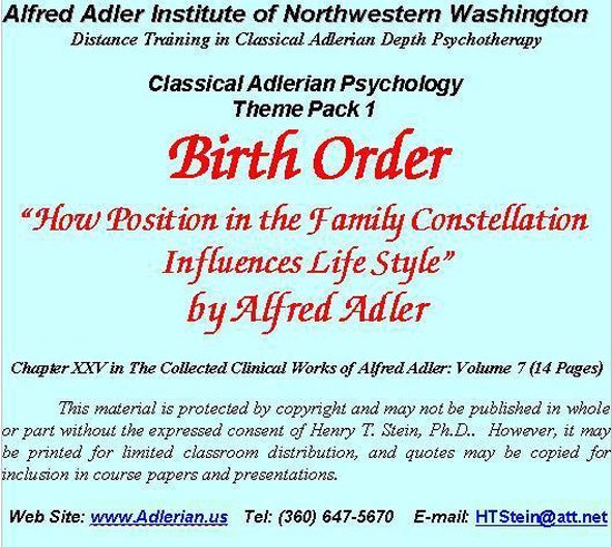 Classical Adlerian Psychology Theme Packs - Classical Adleri ... - cover