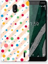 Nokia 1 Plus TPU Hoesje Design Dots