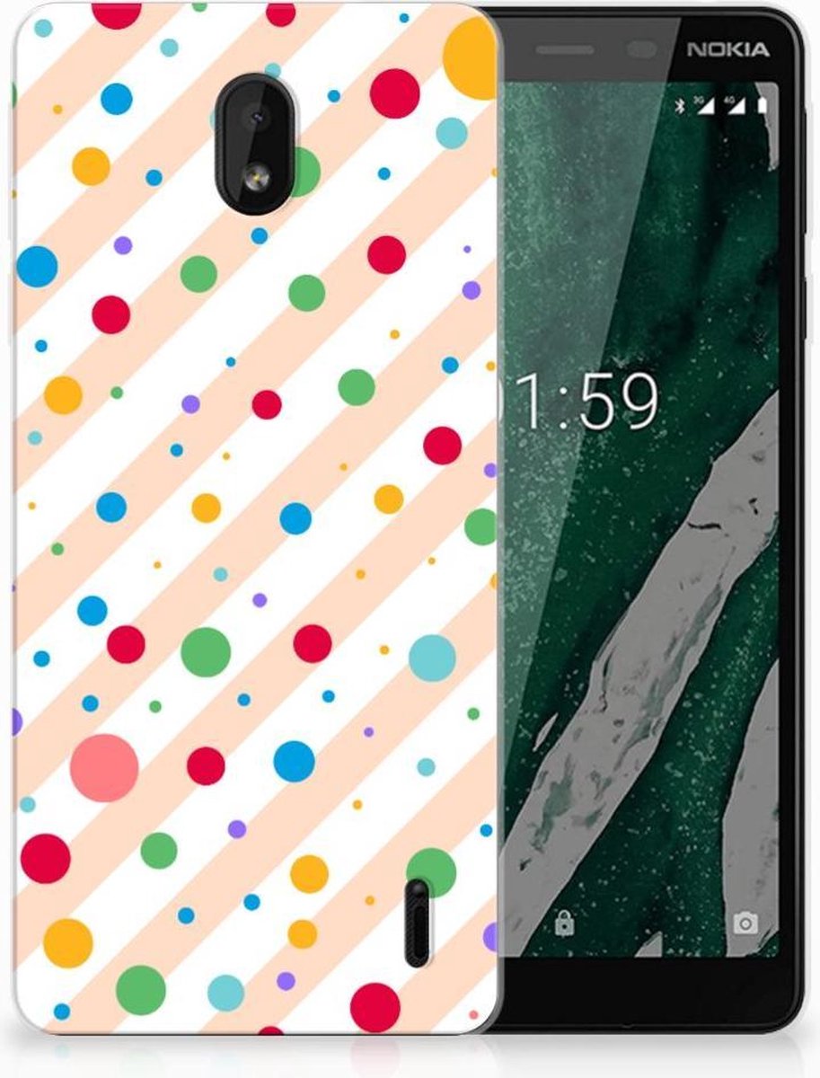 TPU Hoesje voor Nokia 1 Plus TPU bumper Dots