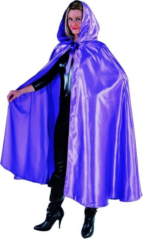 Torrent deze Hoopvol Luxe paarse cape van satijn | Halloween | bol.com