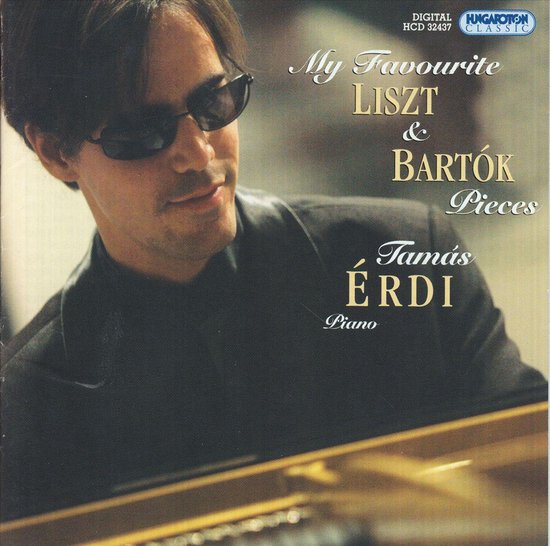My Favourite Liszt & Bartok Pieces, Tamas Erdi CD (album) Muziek