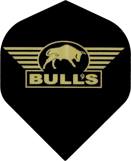 Bull's powerflite Logo Gold Dart Flights