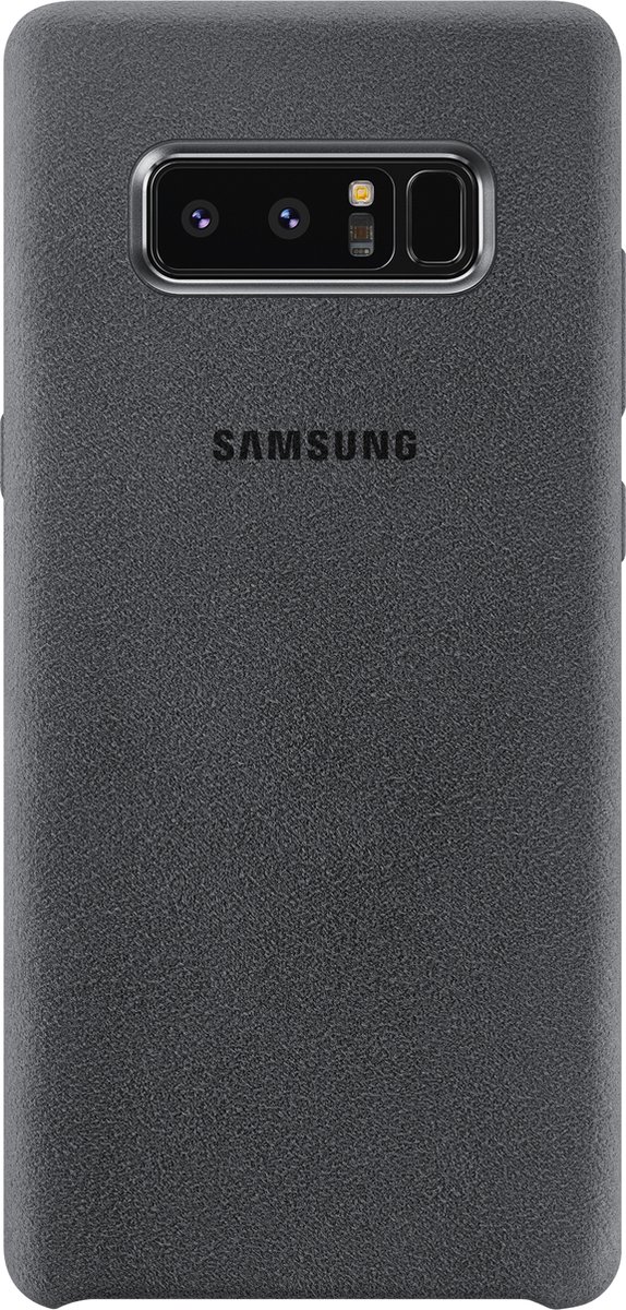 Samsung Alcantara leather cover - donkergrijs - voor Samsung N950 Galaxy Note 8