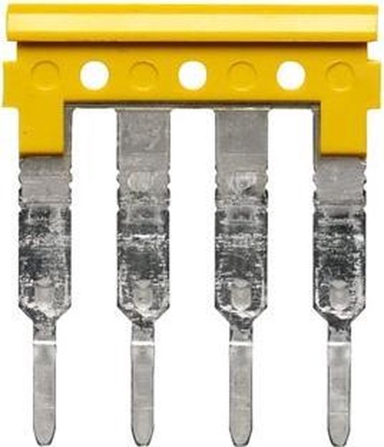 Weidmüller ZQV 2.5N/4 GE Metallic, Geel