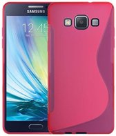 Comutter silicone hoesje Samsung Galaxy A5 2015 roze