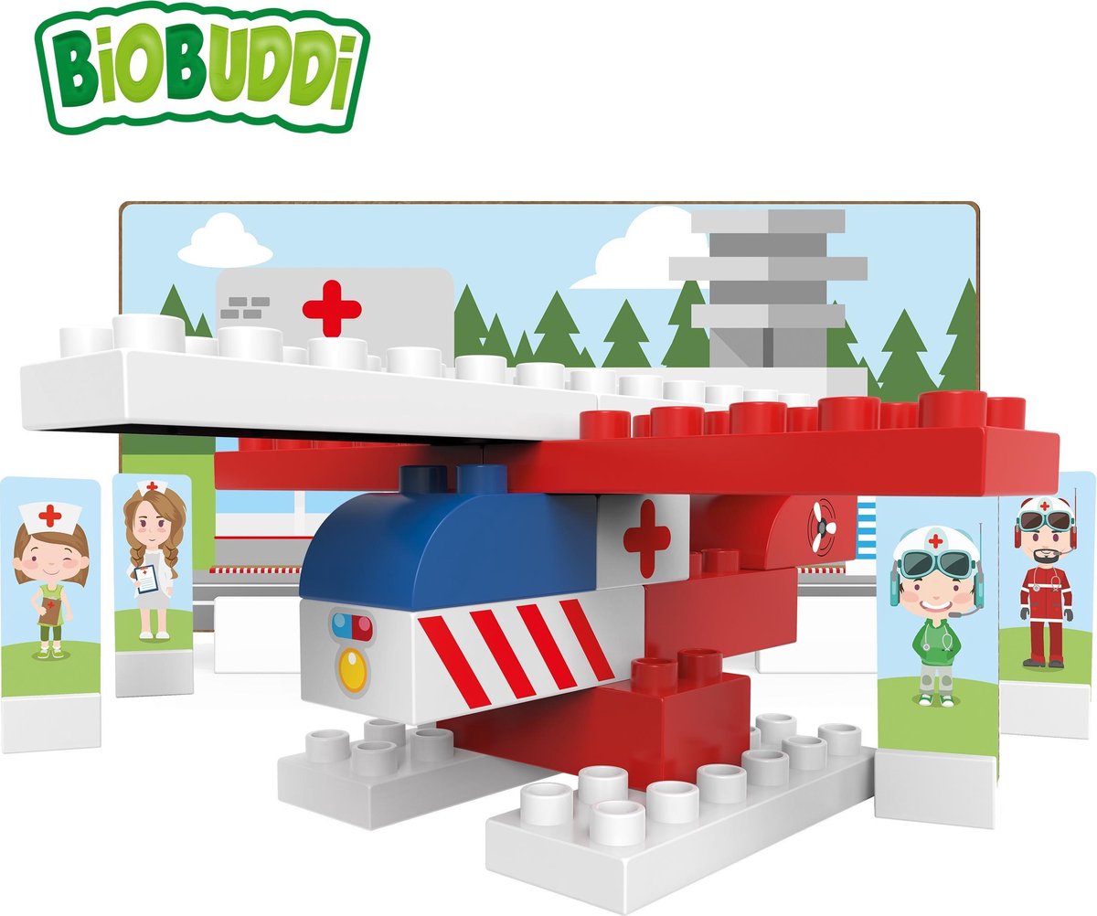 Biobuddi - Biobuddi Blouwblokken Rescue Set 27st