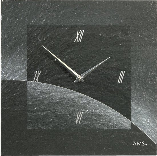 Horloge murale AMS Slate 9518