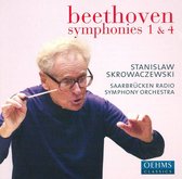 Saarbrücken Radio Symphony Orchestra - Beethoven: Symphonies 1 & 4 (CD)