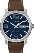 Timex Mod 44 TW2R64200 Horloge - Leer - Bruin - Ø 44 mm