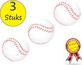 Stressbal Medium Density 3 stuks – Sensomotorische Stimulatie – Anti Stress – Baseball