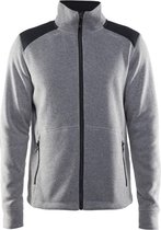 Craft Noble Zip Jacket Heavy Knit Fleece Men Grijs maat XL