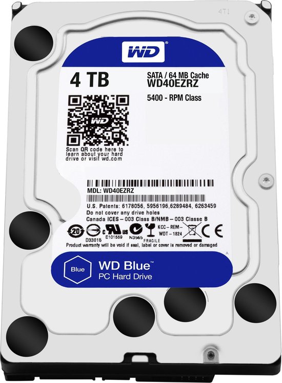 Western Digital Blue - Interne harde schijf 4 TB |