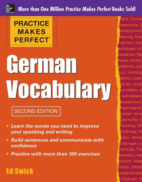 Practice Makes Perfect German Vocabulary - cover