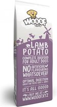 WOOOF Lam en Aardappel - Geperst hondenvoer - Geperste hondenbrokken - Droogvoer - 14KG