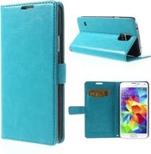 KDS Smooth wallet case hoesje Samsung Galaxy S5 mini blauw