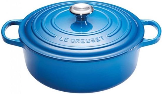 Conventie vermoeidheid rek Le Creuset Lage braad-/ stoofpan 6,2L - 30cm Marseilleblauw | bol.com