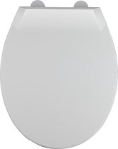 Siège de toilette Allibert MILA - thermoplastique - fermeture souple - charnières en acier inoxydable - snap off - blanc