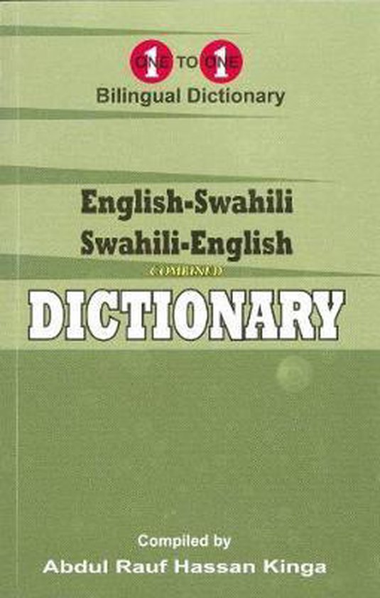 EnglishSwahili & SwahiliEnglish Dictionary (examsuitable