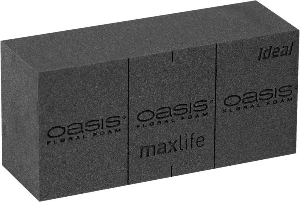 Steekschuim zwart OASIS® Ideal black 20 blokken