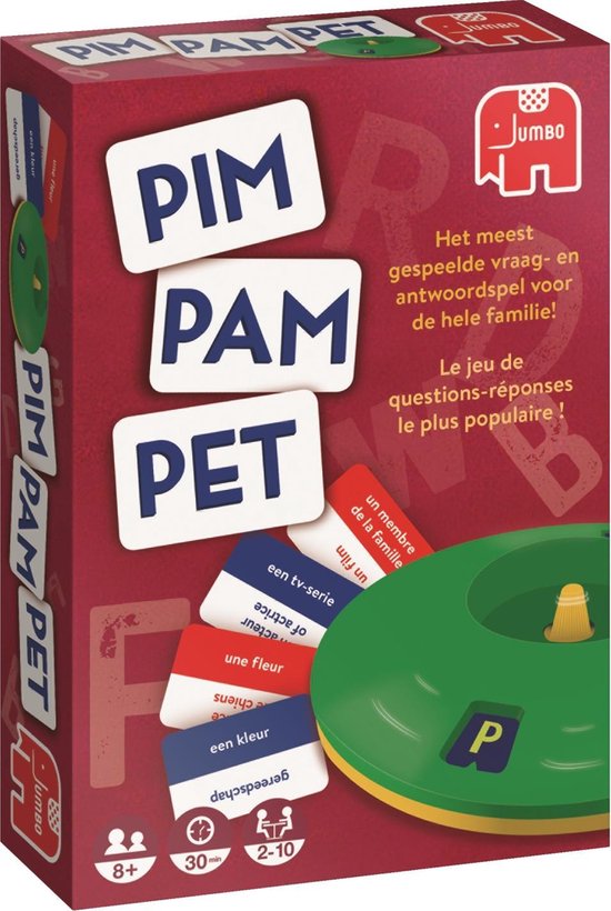 Gezelschapsspel: Pim Pam Pet Original 2018 - Bordspel, uitgegeven door Jumbo