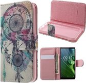 Qissy Dream Catcher portemonnee case hoesje voor Motorola E4 Plus