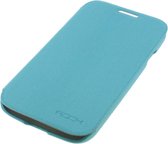 Rock Big City Leather Side Flip Case Light Blue Samsung Galaxy S4 I9500/i9505