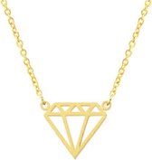 Collier Cilla Jewels pour femme Diamant plaqué or jaune