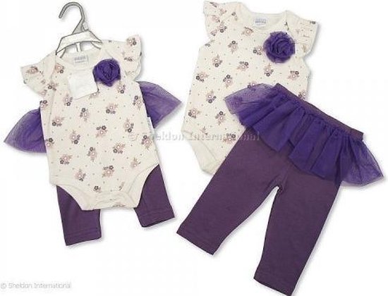 Romper en legging met tule