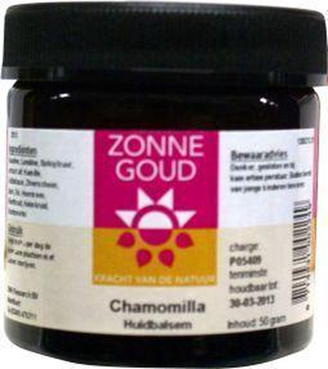 Zonnegoud Chamomilla Huidbalsem - 50 gr - Bodycrème