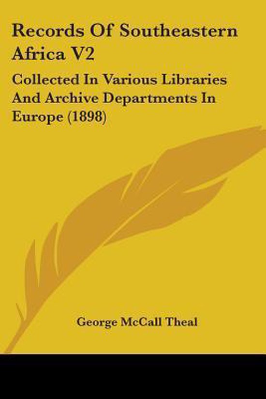 Foto: Records of southeastern africa v2