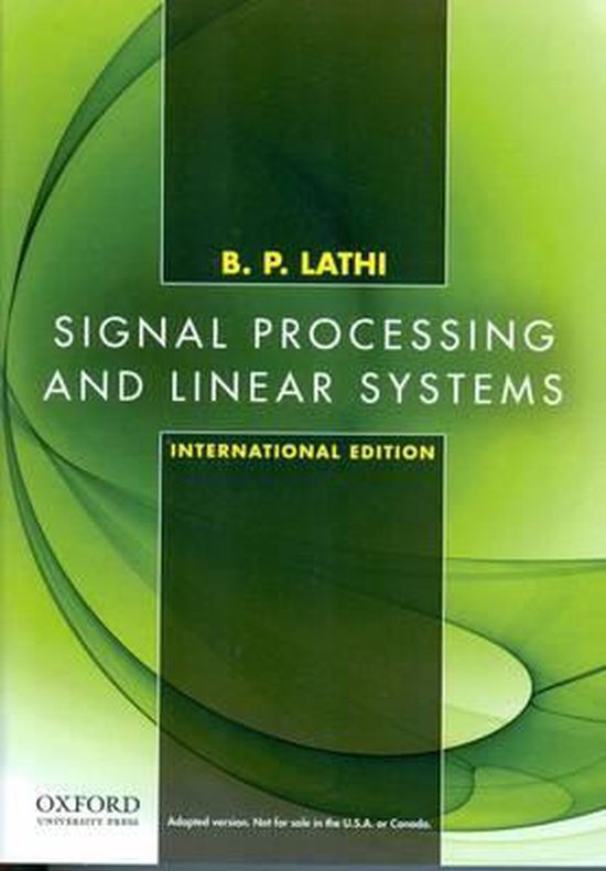 Foto: Signal processing and linear systems