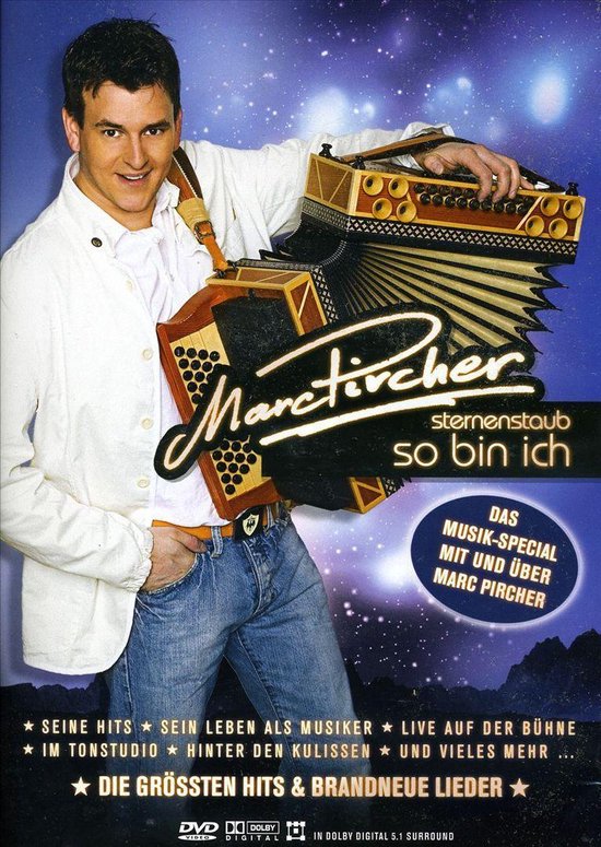 Cover van de film 'Marc Pircher - Sternstaub -So Bin Ich'