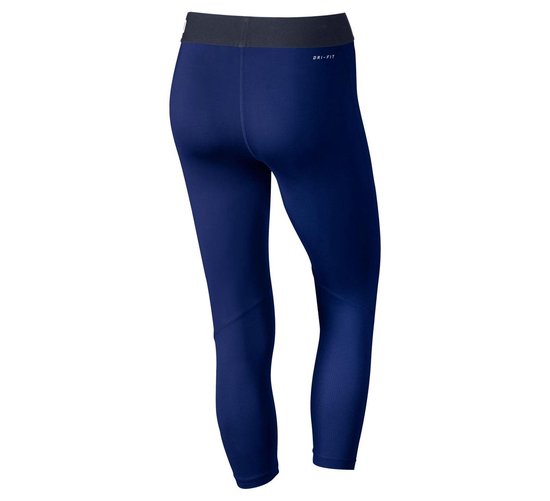 Nike Pro Cool Capri Loopbroek - Maat M - Vrouwen - blauw | bol.com
