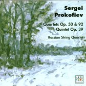 Prokofiev: Quartets Op. 50 & 92, Quintet etc / Russian String Quartet