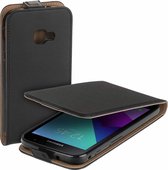 Eco Flipcase Cover Zwart Hoesje Geschikt voor Samsung Galaxy Xcover 4