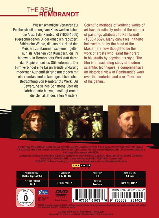The Real Rembrandt　DVD The Real Rembrandt (Dvd) | Dvd's | bol