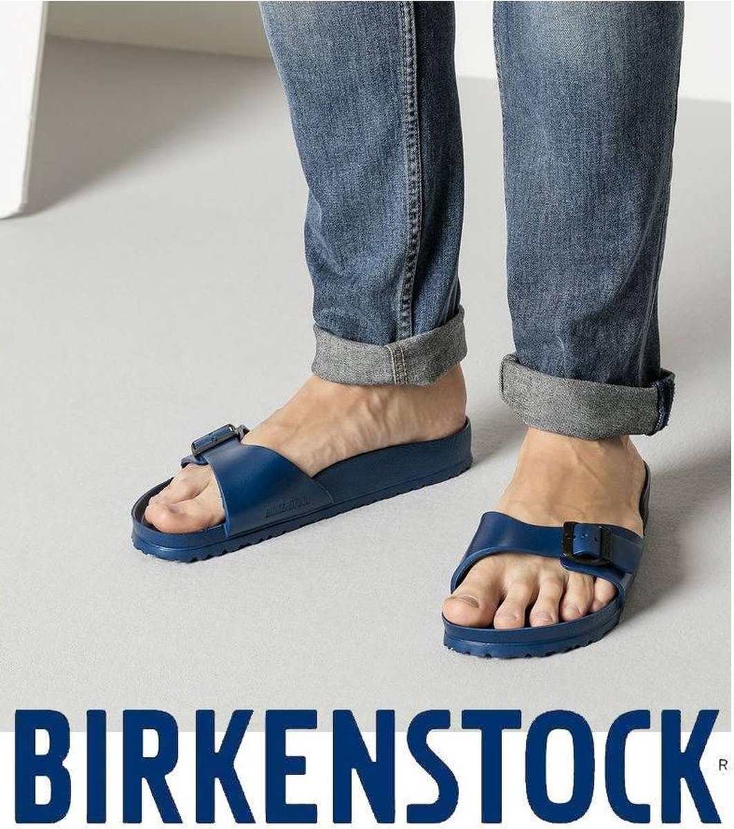 Birkenstock Madrid EVA Navy Slippers Heren Size : 43 | bol