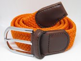 Elastische Riem - Rekbare Riem - Uniseks - 100 cm - Oranje