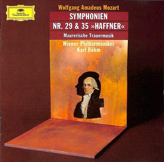 Mozart Symphony nr 29 & 35 Haffner - Maurerische Trauermusik / Wiener Philharmoniker