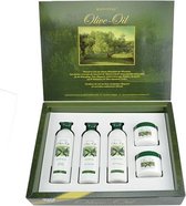 Bio-Vital - Olijfolie verzorging set 5-delige olijf crème shampoo douchegel bodylotion wellnessset voor dames en heren geschenk set